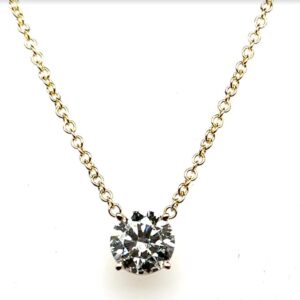 Diamond Solitaire Pendant