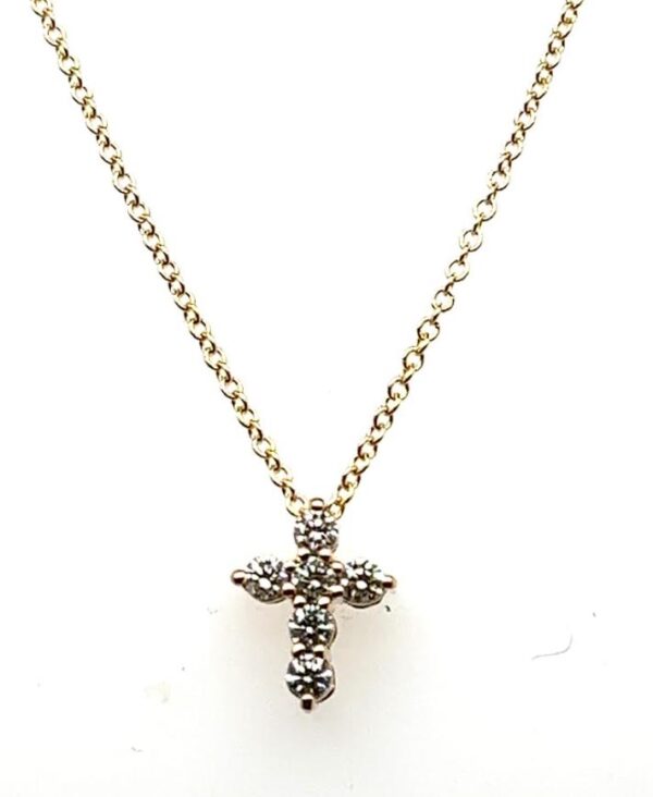 Diamond Baby Cross Pendant