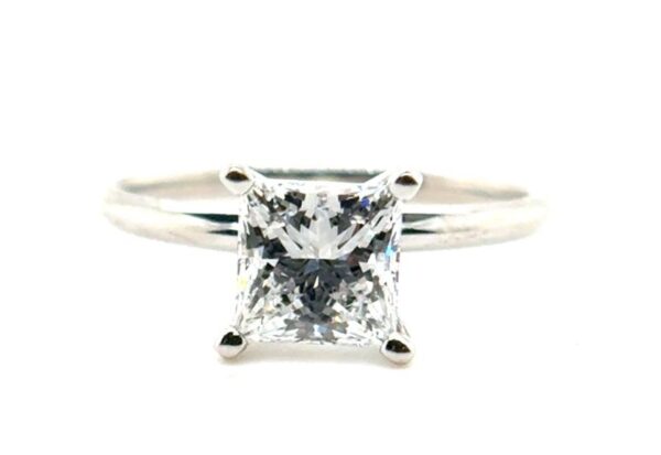 Princess Cut Solitaire Diamond Engagement Ring