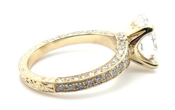 Tapered Pave Diamond Band Ring