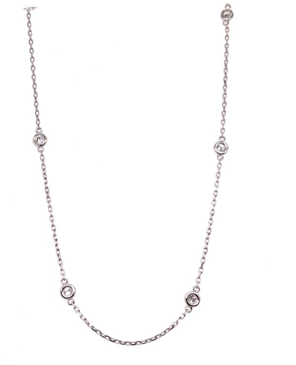 Diamond Station Necklace - Image 2