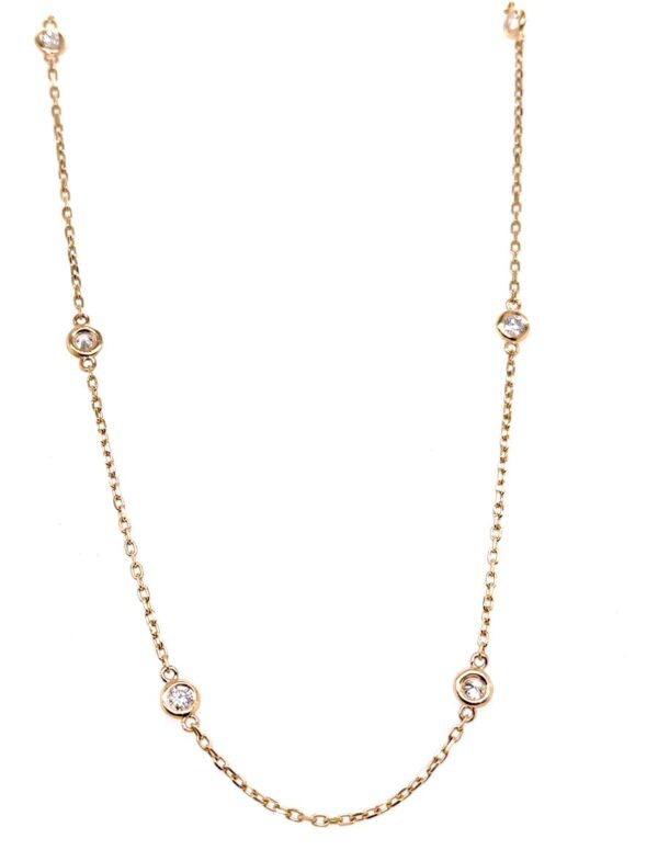 Diamond Station Necklace