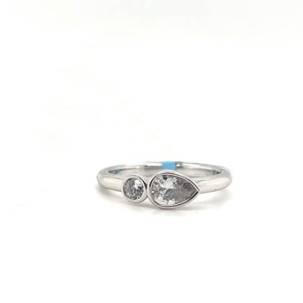 You and Me Bazel Set Ring