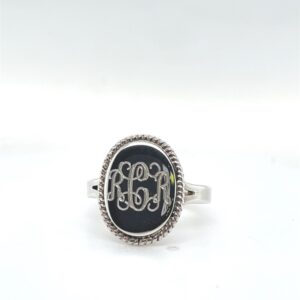R9530 Vertical Oval Nautical Ring