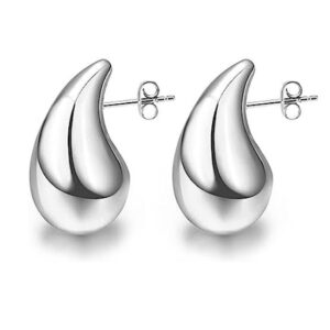 E1546 Tear drop stud earrings